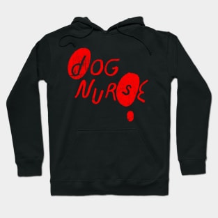 Nurse And Dog Retro Hoodie